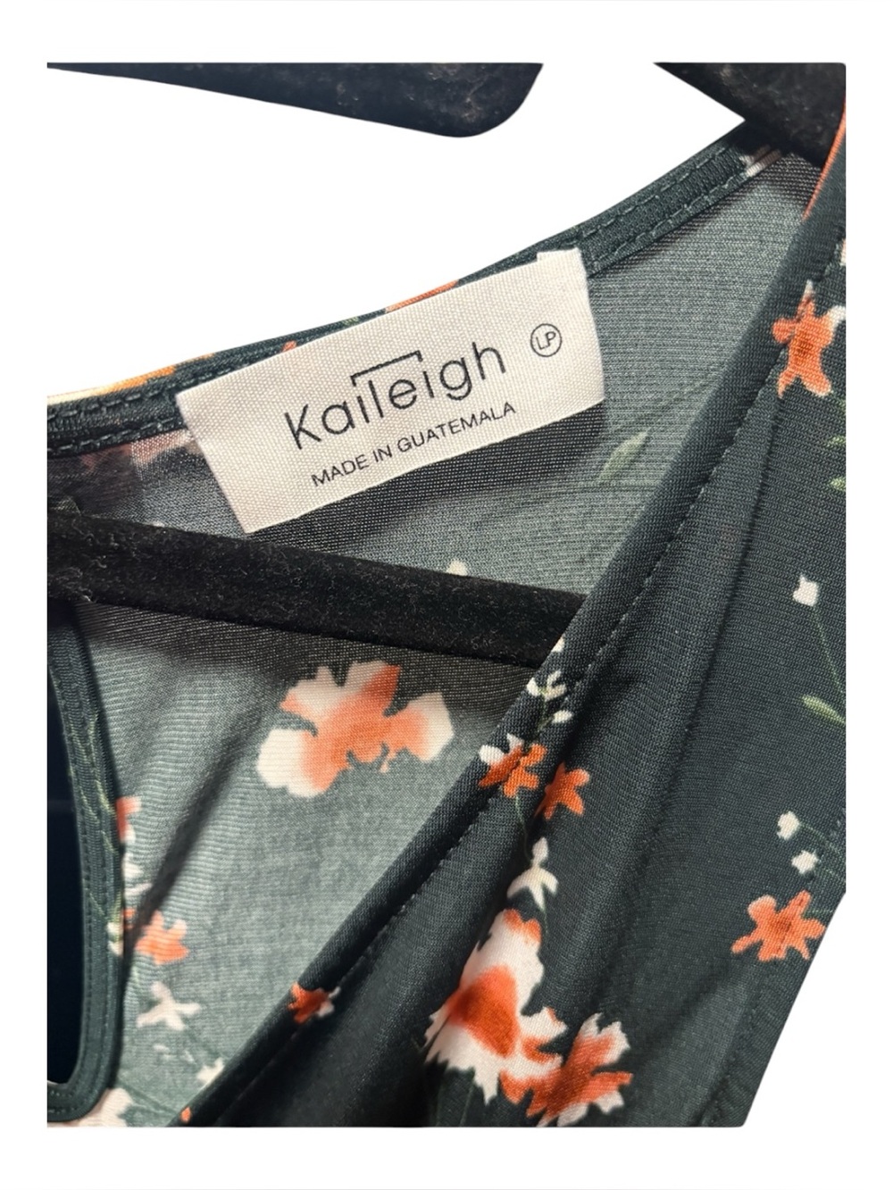 Kaileigh Black Floral Sleeveless Jumpsuit - Picture 3 of 3